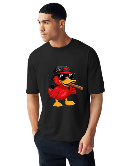 Men’s Black T-Shirt – Premium Cotton Comfort with Air Fit Technology