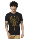 Haifa Imperial Men’s Black T-Shirt - Golden Scarab