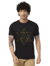Haifa Imperial Men’s Black T-Shirt - Hexagram