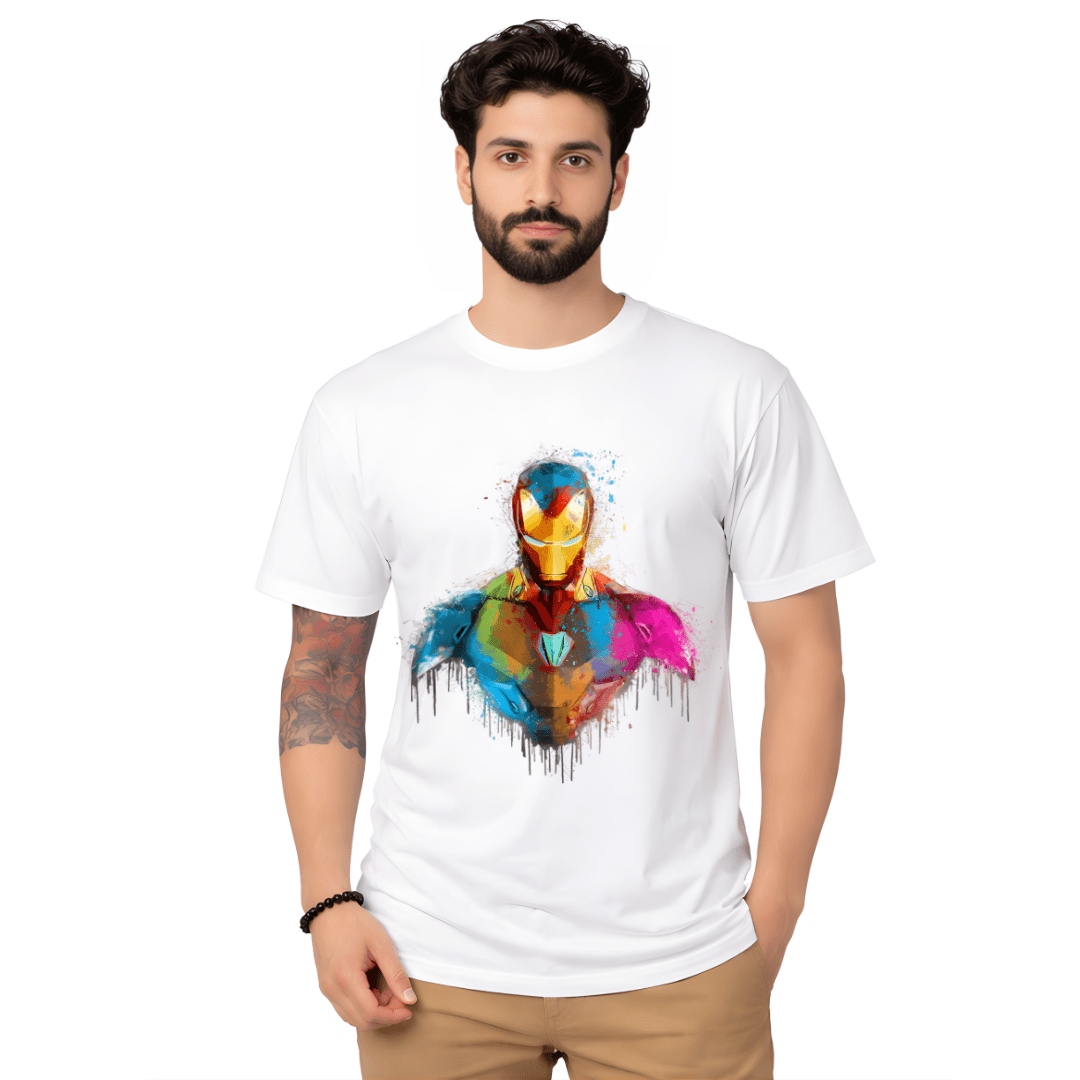 White Flame Tribal Symbol T-Shirt