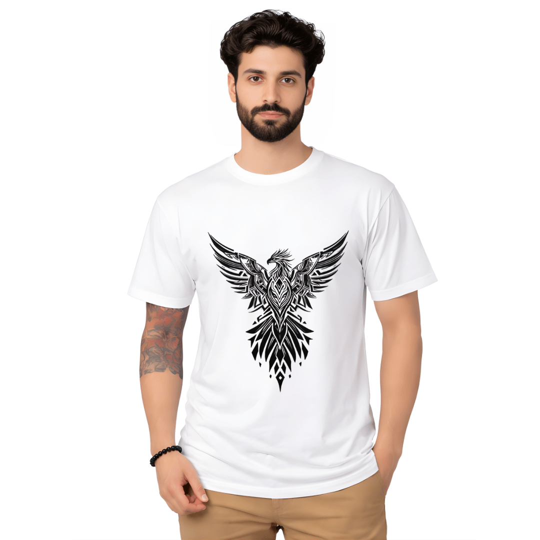 White Ornate Mandala T-Shirt