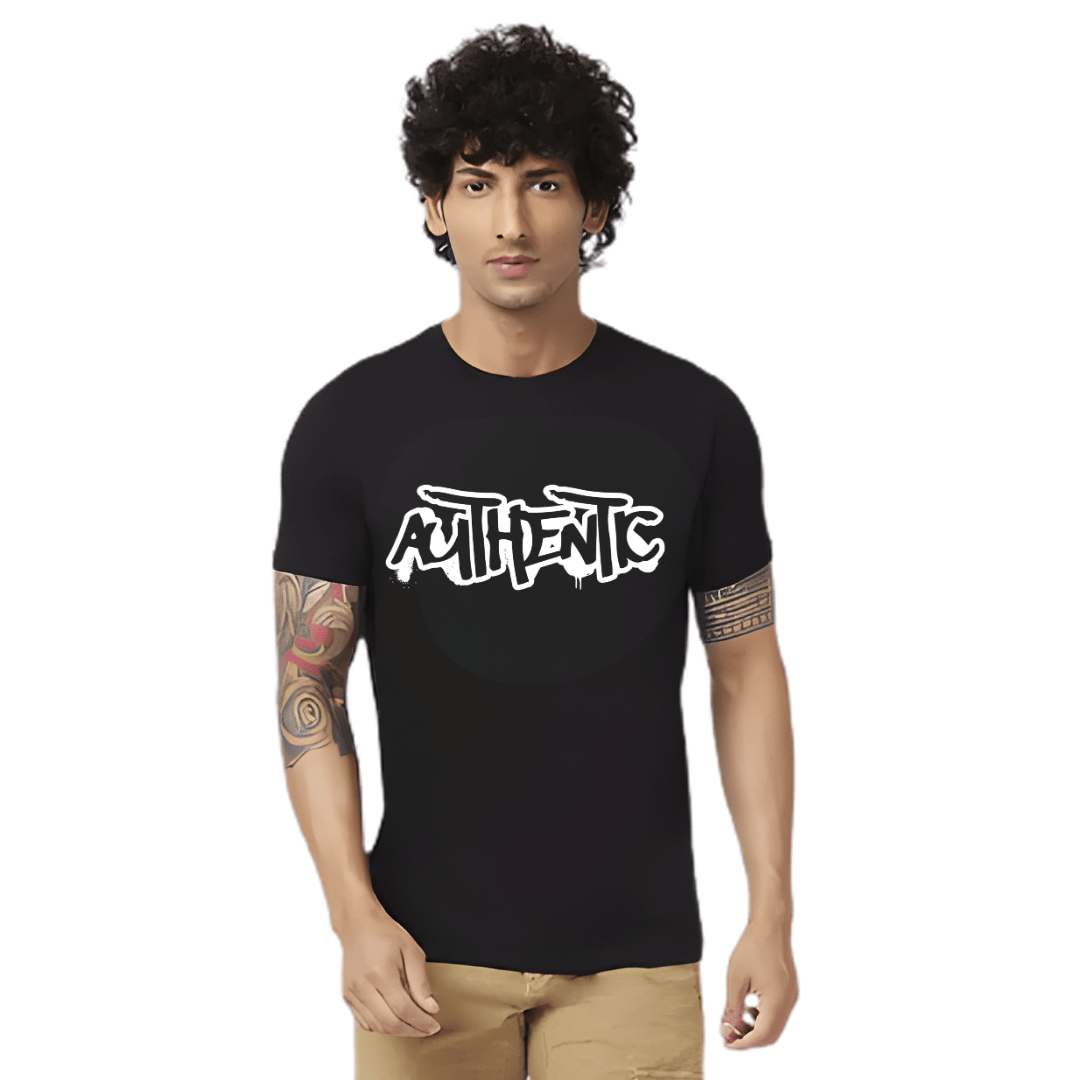 Haifa Imperial Men’s Black T-Shirt - Athletic Typography