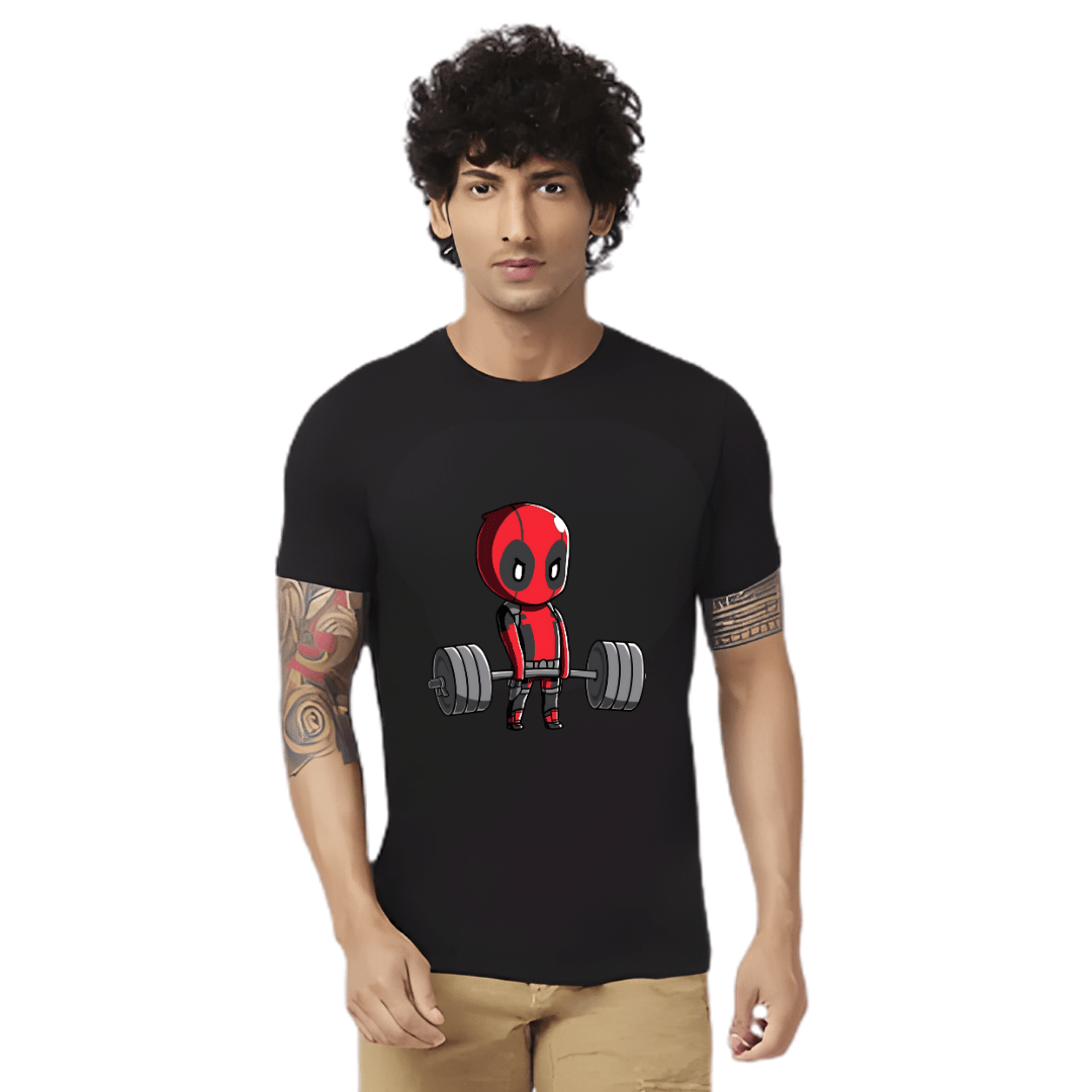Haifa Imperial Men’s Black T-Shirt - Deadpool Coffee