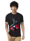 Haifa Imperial Men’s Black T-Shirt - Spider-Man Graphic