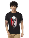 Haifa Imperial Men’s Black T-Shirt - Captain Shield Stripes