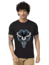 Haifa Imperial Men’s Black T-Shirt - Blue Skull