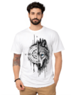 White Regal Lion Emblem T-Shirt