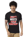Haifa Imperial Men’s Black T-Shirt - Don't Waste Your Energy