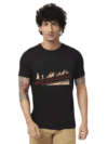 Haifa Imperial Men’s Black T-Shirt - City Skyline Soundwave