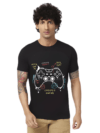 Haifa Imperial Men’s Black T-Shirt - Gamepad Controller
