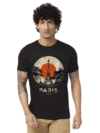 Haifa Imperial Men’s Black T-Shirt - Paris Sunset