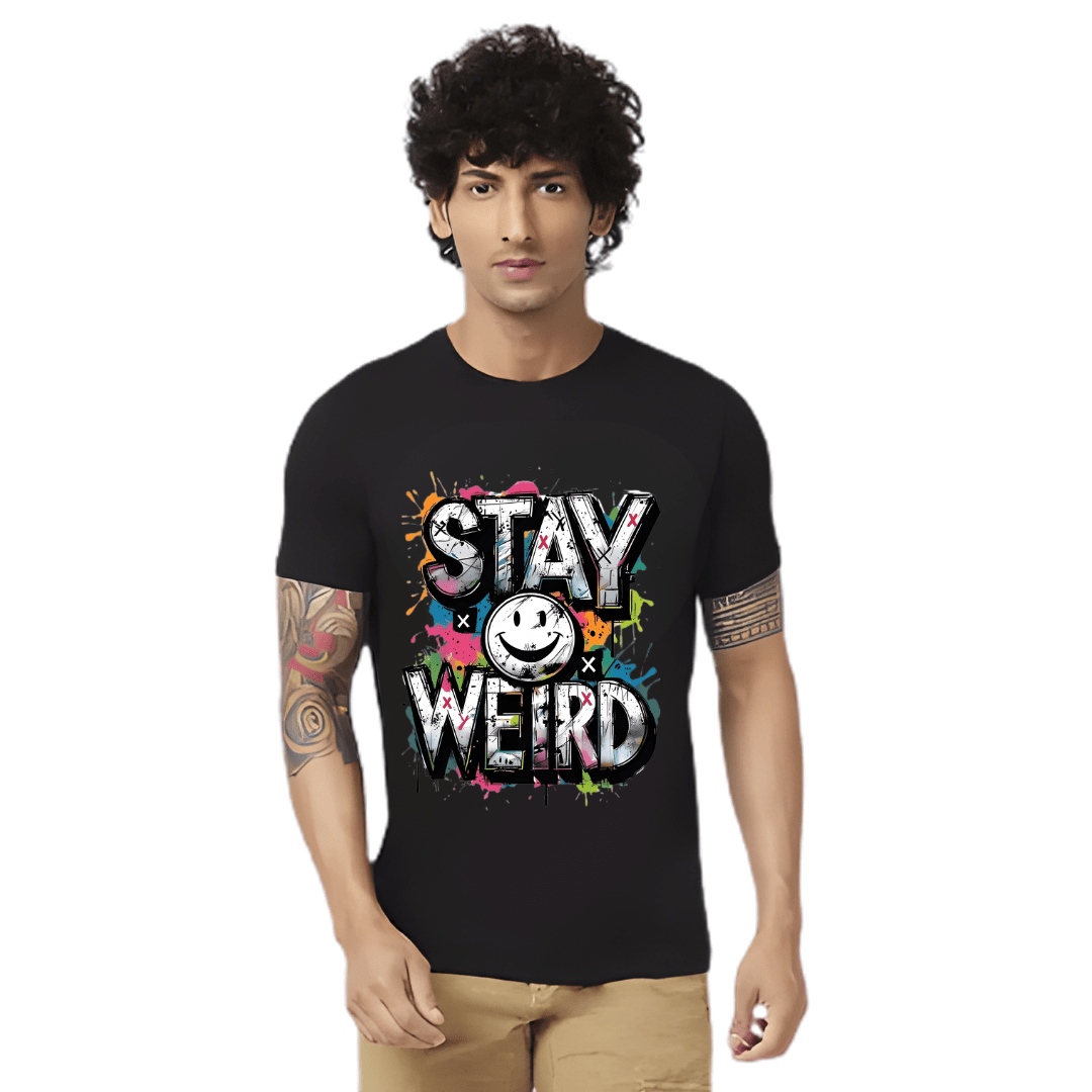 Haifa Imperial Men’s Black T-Shirt - Stay Weird