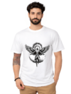 White Phoenix Tribal Print T-Shirt