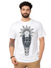 White Mask Totem Graphic T-Shirt