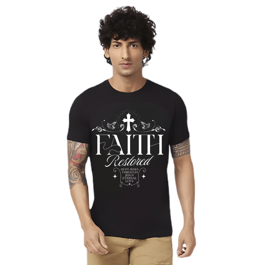 Haifa Imperial Men’s Black T-Shirt - Faith Restored
