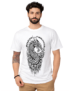 White Tribal Beast Head T-Shirt