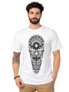 White Snake Coil Art T-Shirt