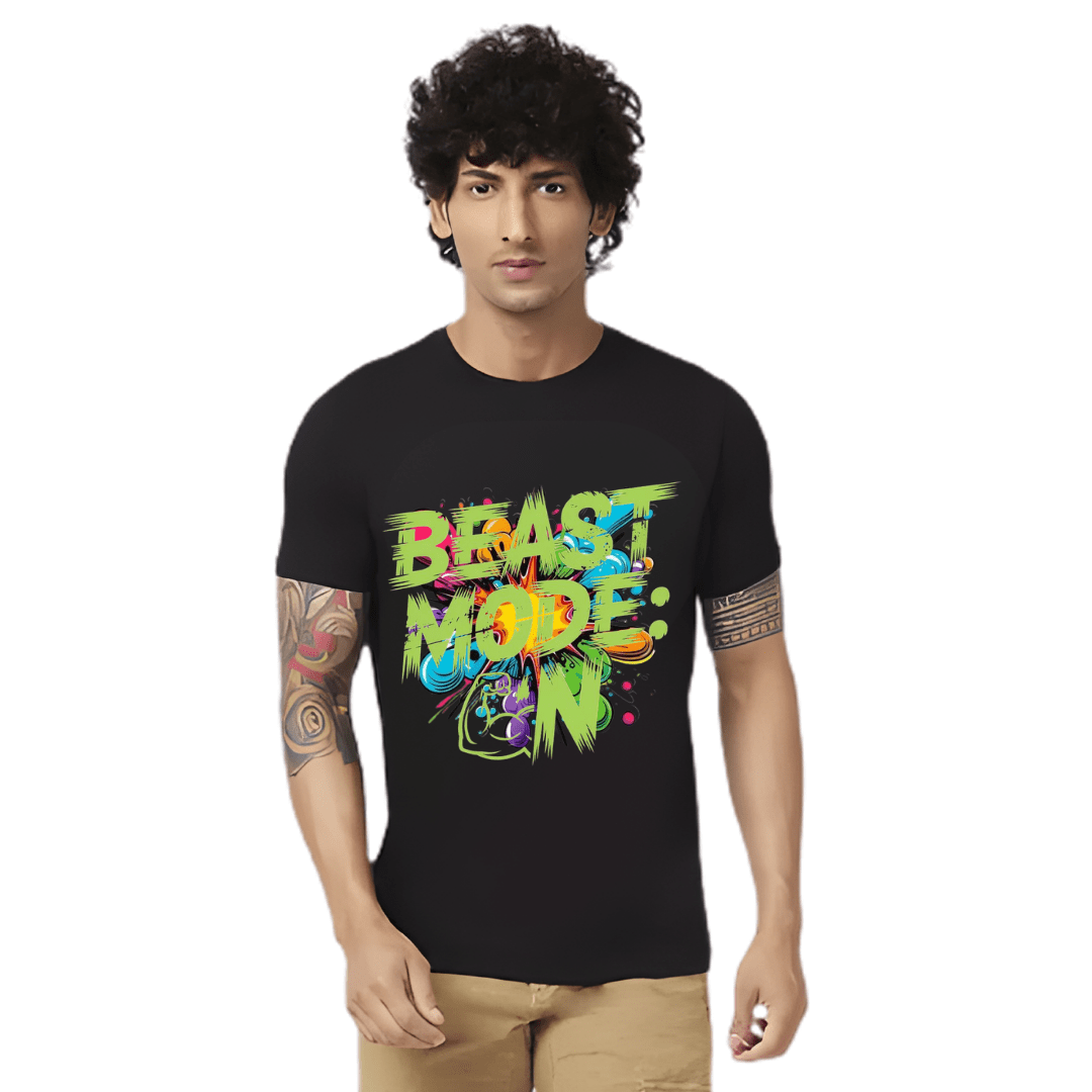 Haifa Imperial Men’s Black T-Shirt - Beast Mode On