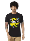 Haifa Imperial Men’s Black T-Shirt - I'm Not Tired