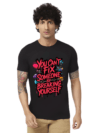 Haifa Imperial Men’s Black T-Shirt - You Can't Fix Breaking Yourself