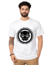 White Minimal Wolf Crest T-Shirt