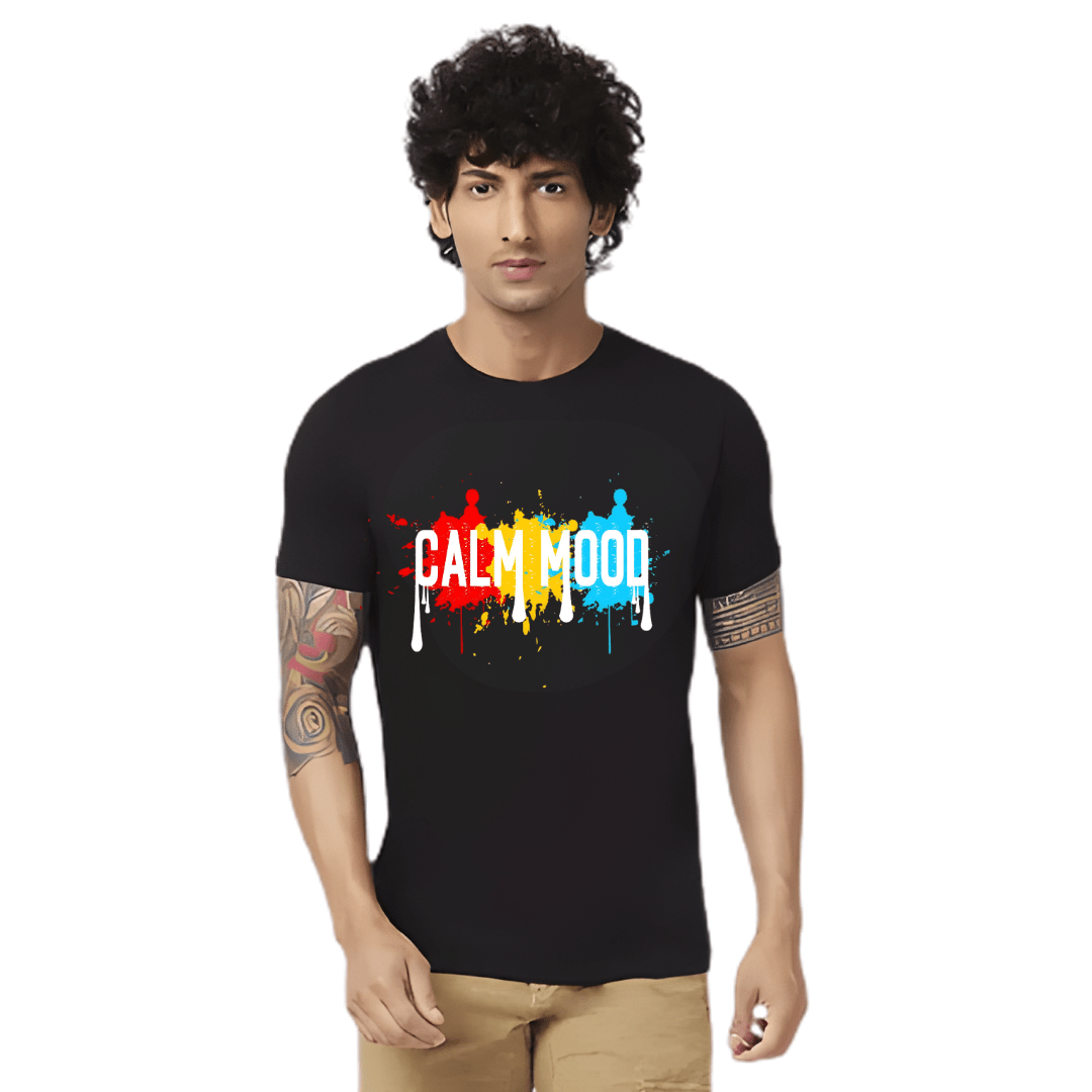 Haifa Imperial Men’s Black T-Shirt - Calm Mood