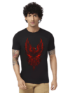 Haifa Imperial Men’s Black T-Shirt - Phoenix Red Crest