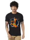 Haifa Imperial Men’s Black T-Shirt - Cartoon Dragon