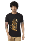 Haifa Imperial Men’s Black T-Shirt - Gold Tiger