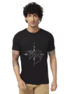 Haifa Imperial Men’s Black T-Shirt - Compass Cross