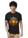 Haifa Imperial Men’s Black T-Shirt - Sacred Geometry Star