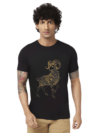 Haifa Imperial Men’s Black T-Shirt - Leo Zodiac Lion