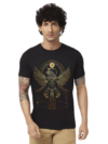 Haifa Imperial Men’s Black T-Shirt - Gold Pharaoh Wings