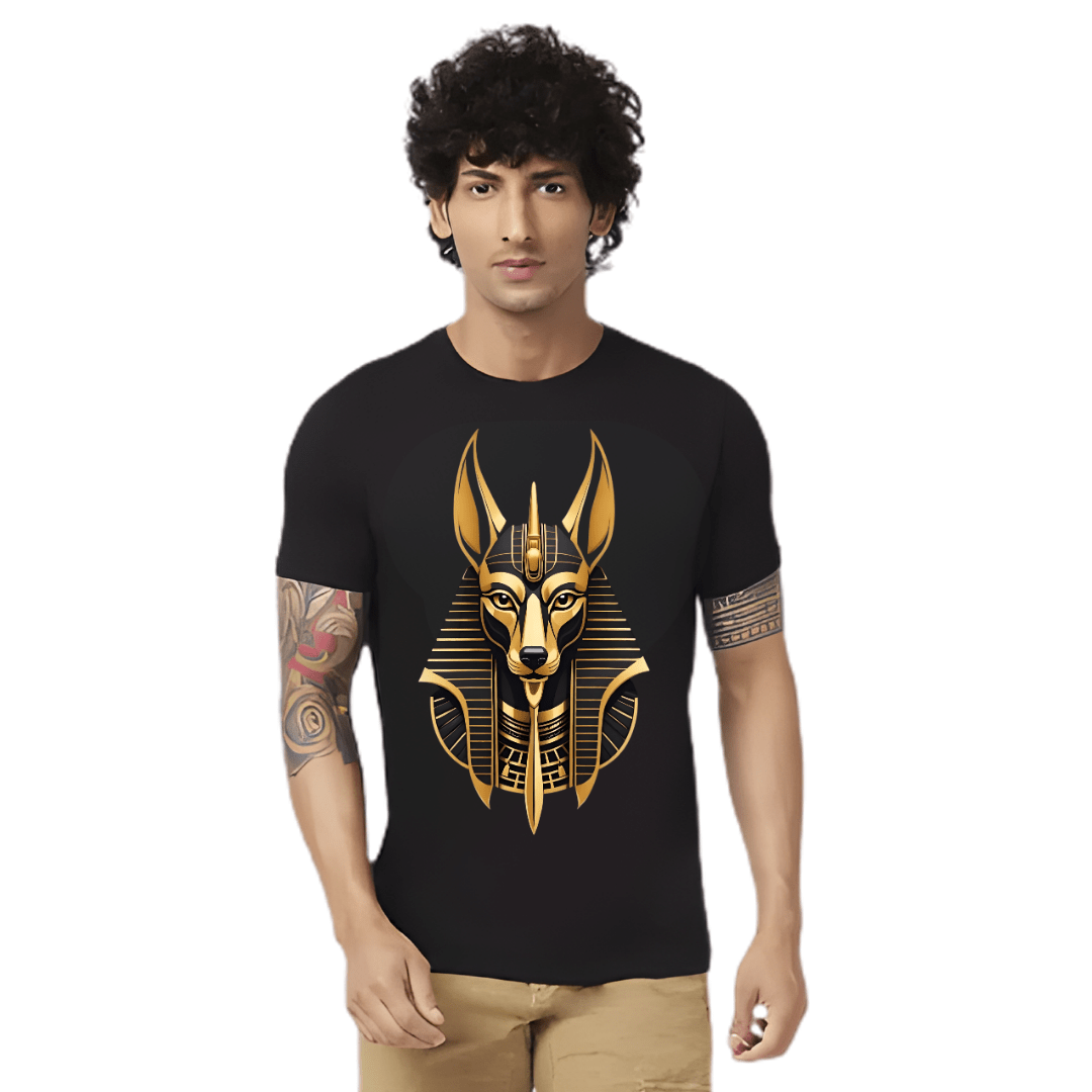 Haifa Imperial Men’s Black T-Shirt - Anubis Head