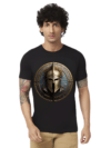 Haifa Imperial Men’s Black T-Shirt - Spartan Helmet