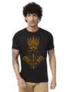 Haifa Imperial Men’s Black T-Shirt - Crown Lion Emblem